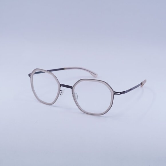 Ic! Berline RAJA D0094H 301 Eyeglasses Aubergine Ice Tea Matte 48mm Round Frame - Picture 4 of 11